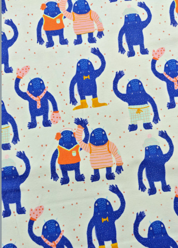 Lillestoff Bio Jersey - Lillemonster - Monster - Kinderjersey